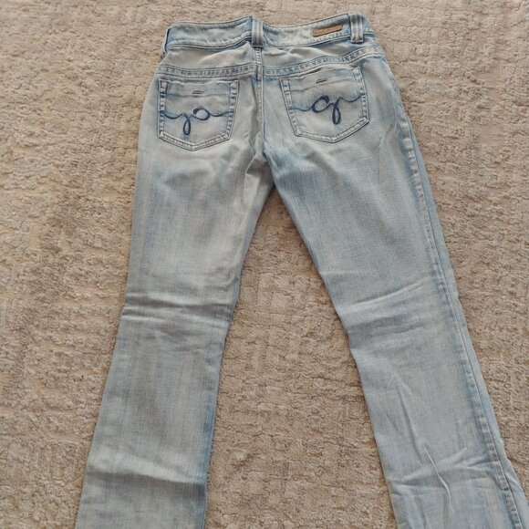 VINTAGE Y2K Guess Premium Daredevil low-rise bootcut jeans size 27 - Picture 3 of 16